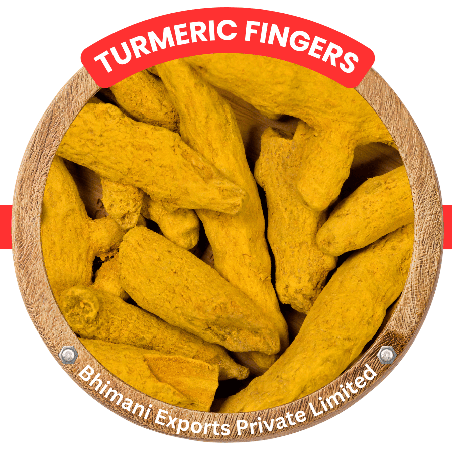 Bulk turmeric fingers exporter from India